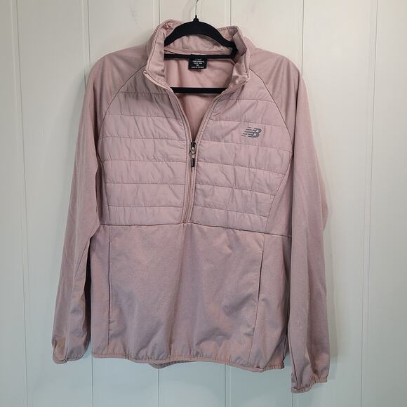 New Balance Jackets & Blazers - New Balance Athletics Grid half-zip pullover Dusty Rose Size XL